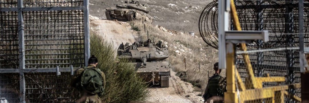 Israeli troops invade the Al Qunaitra region of Syria