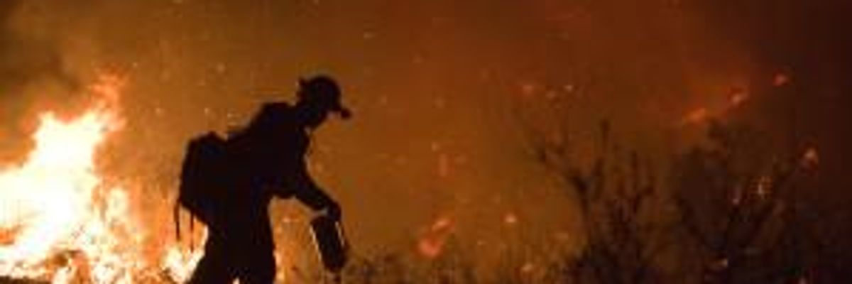 California Wildfires Are "Climate Change, for Real and in Real Time"