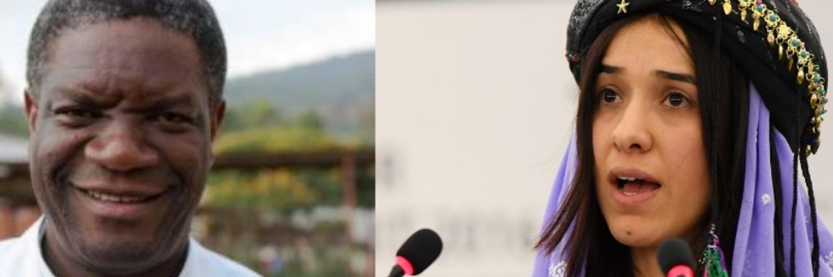 Mukwege and Murad Nobel Win Amplifies Voices of Sexual Violence Survivors in Era of Kavanaugh and Blasey Ford