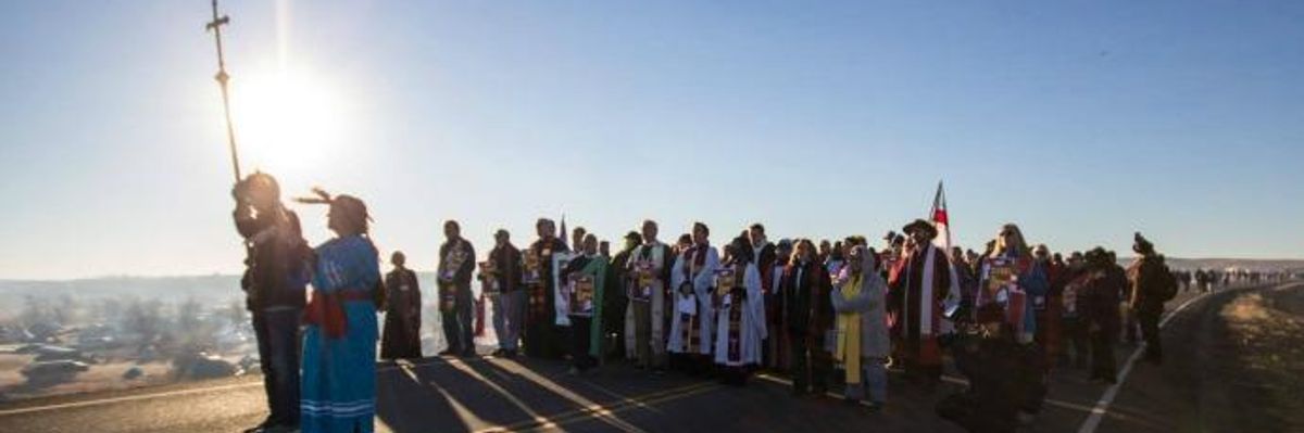 A Prayer for People and Planet: 500 Clergy Hold 'Historic' Mass Gathering for Standing Rock
