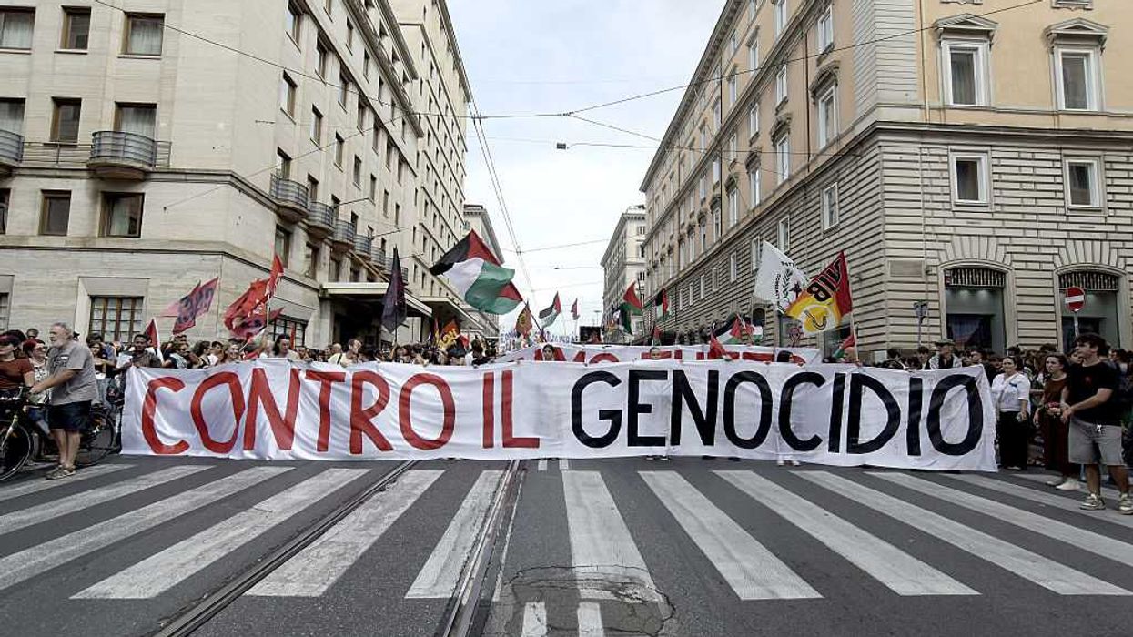 Italians Take Part In A General Strike For Palestine