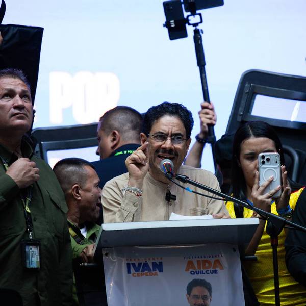 Ivan Cepeda Rally in Medellin