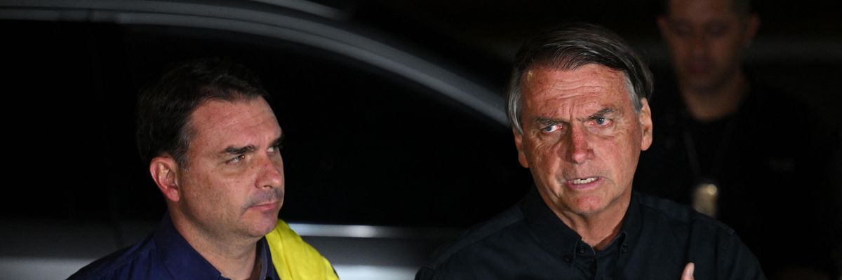 Jair and Flavio Bolsonaro