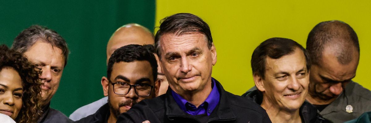 Jair Bolsonaro and supporters