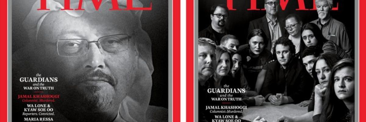 'For Taking Great Risks in Pursuit of Greater Truths,' Journalists Under Attack Named TIME Magazine's Person of the Year