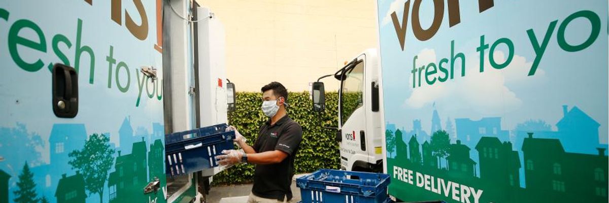 'Devastating Effects' of CA Prop 22 Begin as Albertsons Stores Move to Replace Unionized Drivers With Gig Workers