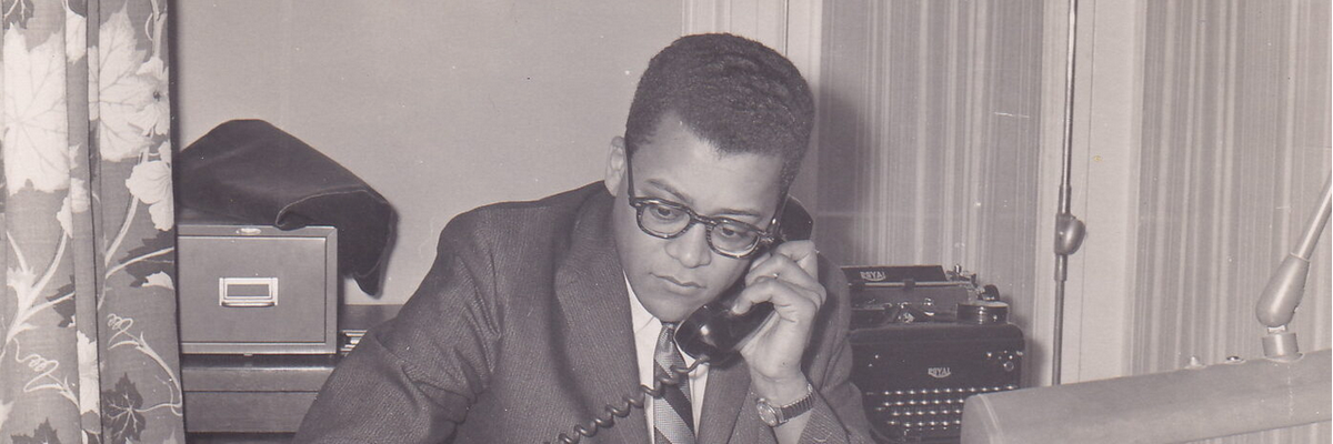 James Lawson at work with the Fellowship of Reconciliation in 1960.