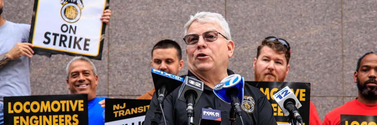 'We're at the End of Our Rope': Union NJ Transit Workers Go on Strike