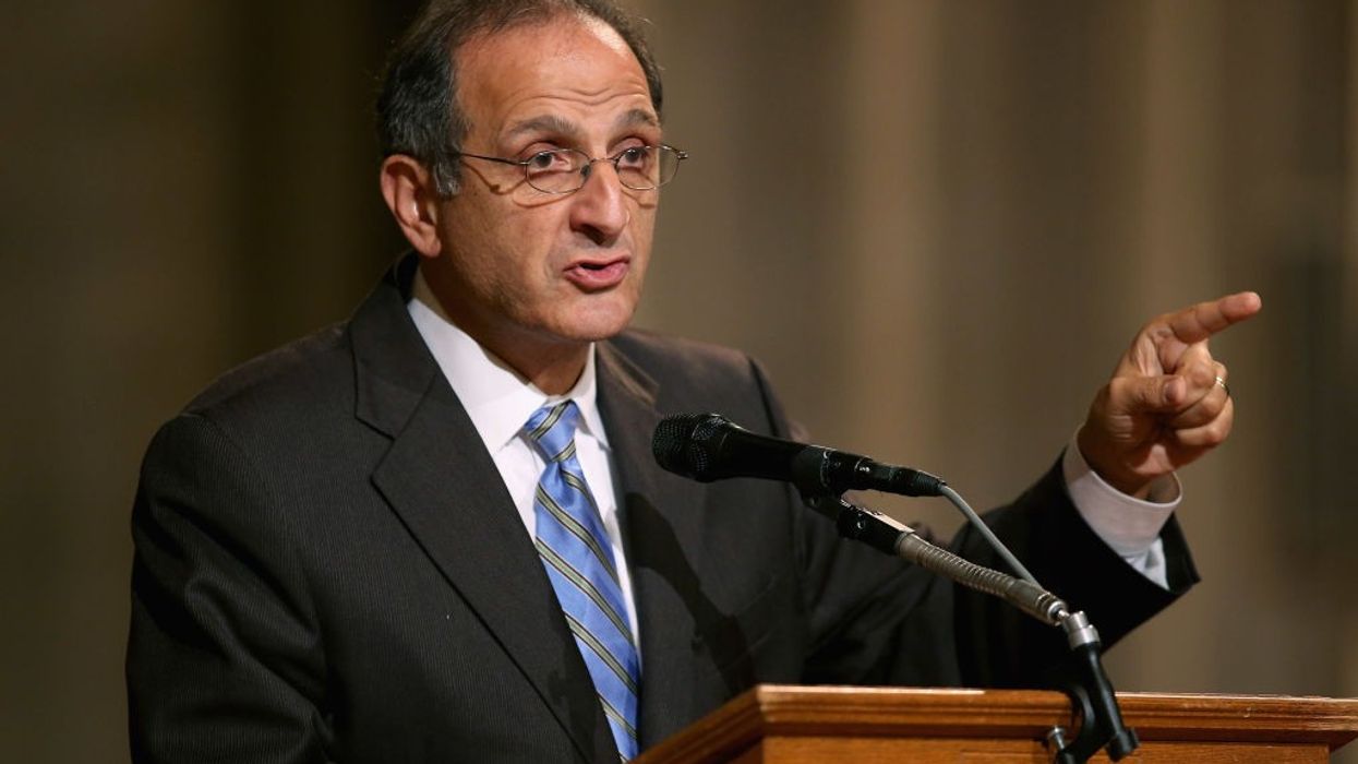 James Zogby speaks at National Cathedral.