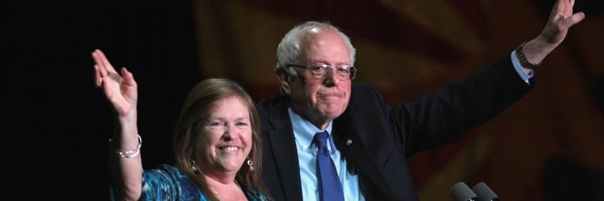 Jane Sanders: 'Take Some Time to Be Sad. But the Work is Too Important.'