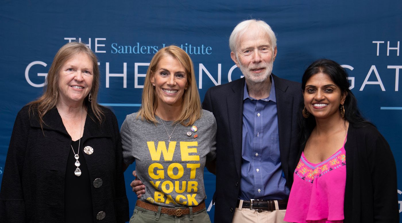 Jane Sanders, Sara Nelson, Les Leopold, and Saru Jayaraman