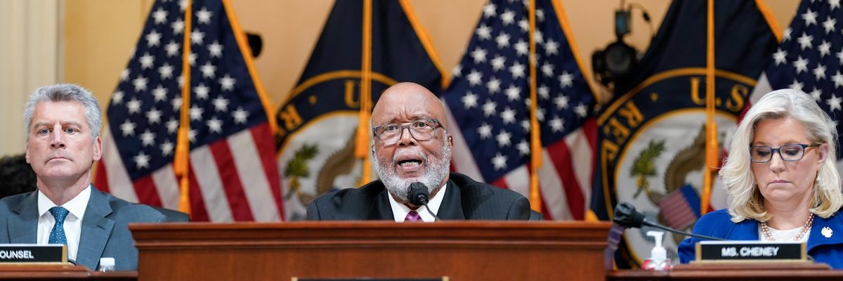 January 6 committee members during hearing