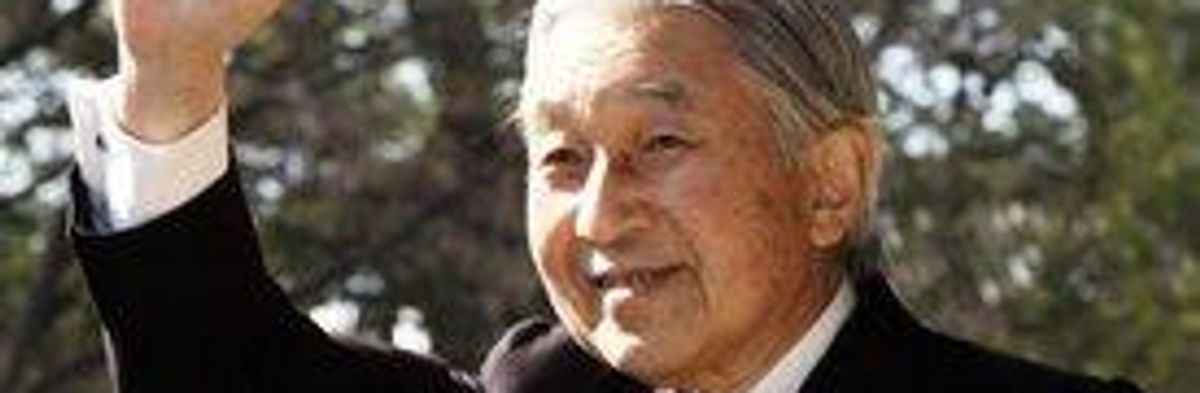 Censored:  Japan Cuts Emperor Akihito's Nuclear Comments from TV