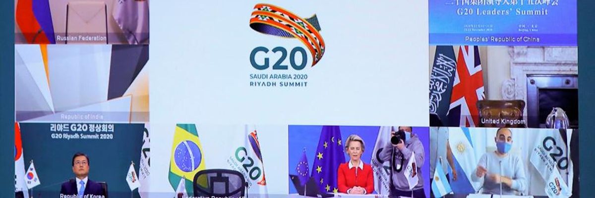 Vaccine Access Advocates Cautiously Optimistic As G20 Summit Ends With Pledge to 'Spare No Effort' to Ensure Widespread Distribution