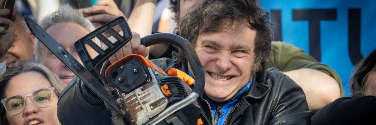 Javier Milei Presidential Rally In Buenos Aires