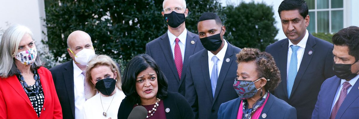 Jayapal and progressives