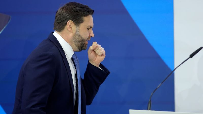 JD Vance in Munich, Germany in February of 2025