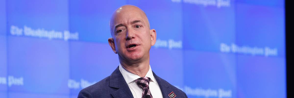 Jeff Bezos And John Kerry Attend Opening Ceremony For New Washington Post HQ