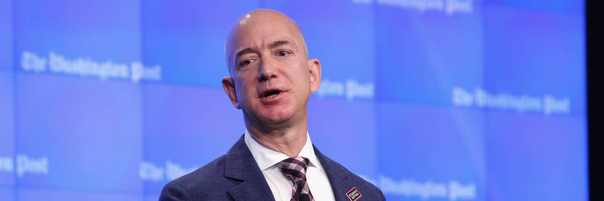 Jeff Bezos And John Kerry Attend Opening Ceremony For New Washington Post HQ