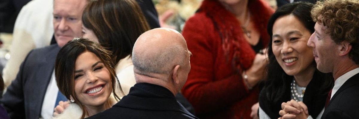 Jeff Bezos and Mark Zuckerberg