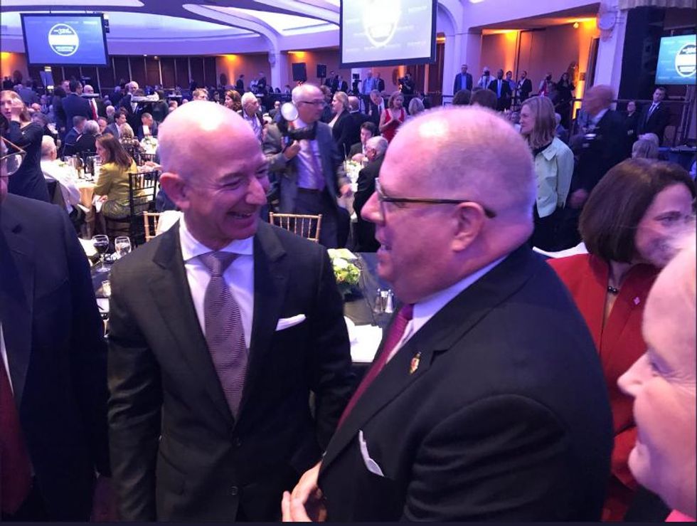 Jeff Bezos meeting with Larry Hogan