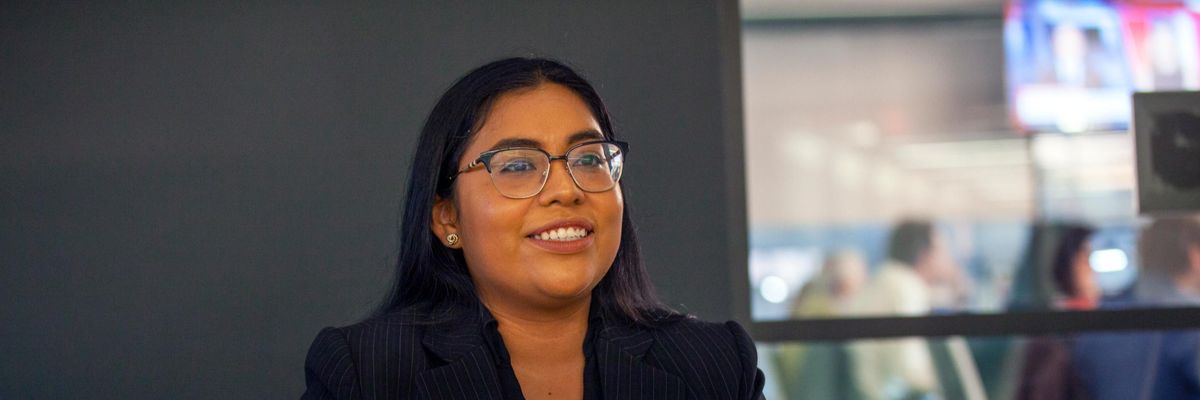 Jessica Cisneros, a Democratic candidate for Texas' 28th congressional district, is interviewed by CQ Roll Call at its Washington, D.C. office on October 22, 2019. (Photo: Thomas McKinless/CQ Roll Call via Getty Images)