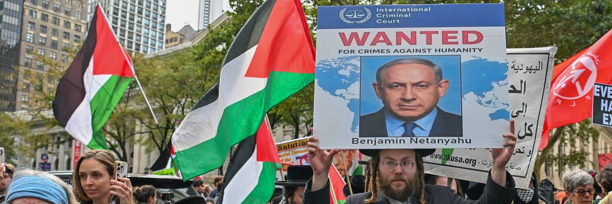 Jewish and Muslim demonstrators march in New York over Gaza war