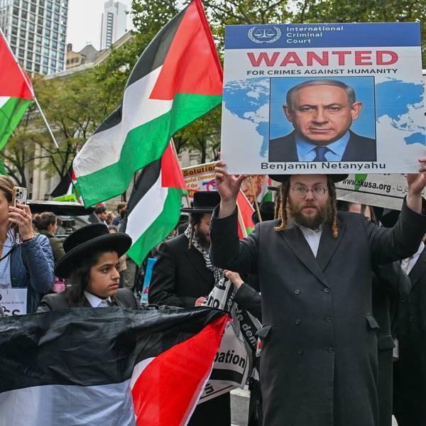 Jewish and Muslim demonstrators march in New York over Gaza war