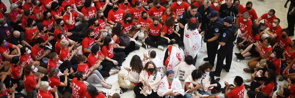 Jewish-led protest against Israel's war on Gaza