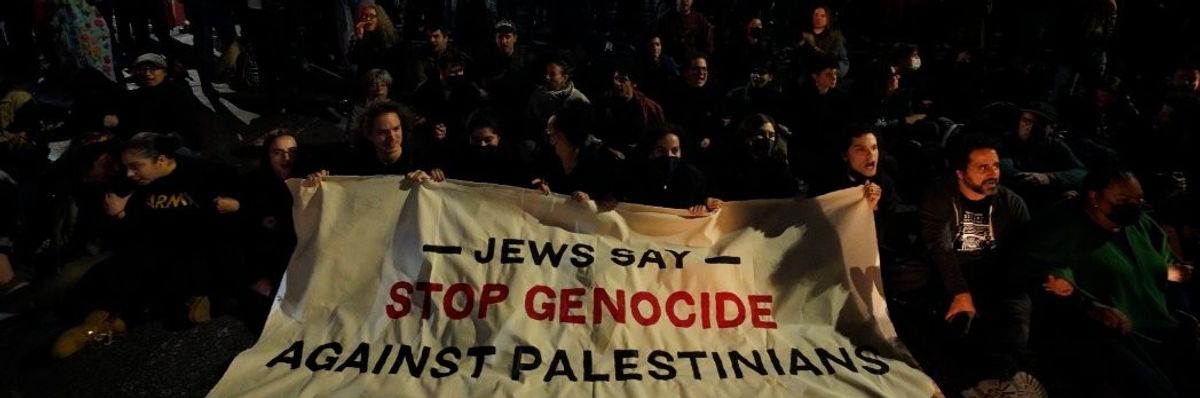 Jewish-led protest targeting Schumer