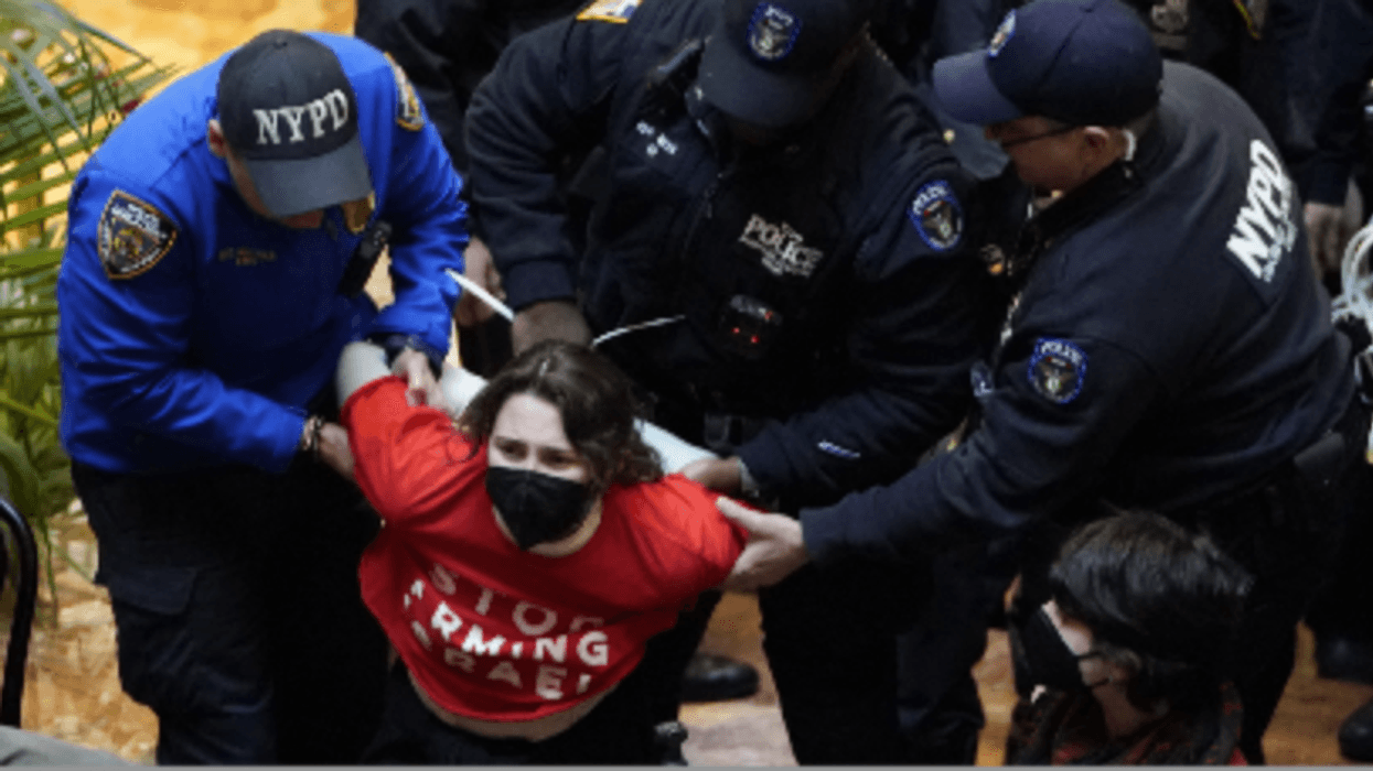 Jewish Voice For Peace protesters arrested in Trump Tower for opposing genocide