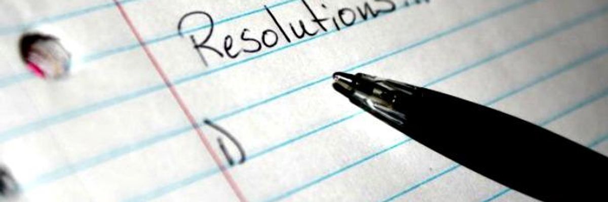 A New Year's Resolution: Time to Speak Up