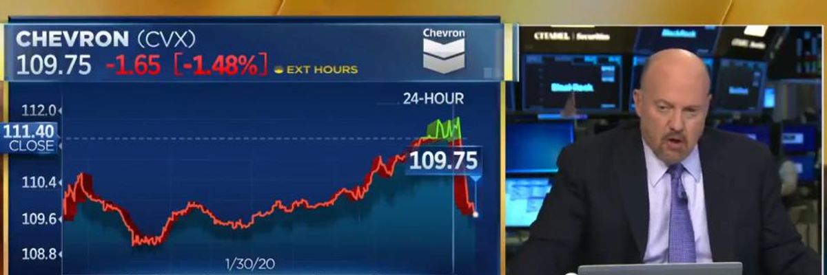 "They're Done": CNBC's Jim Cramer Says Fossil Fuel Industry "In the Death Knell Phase"