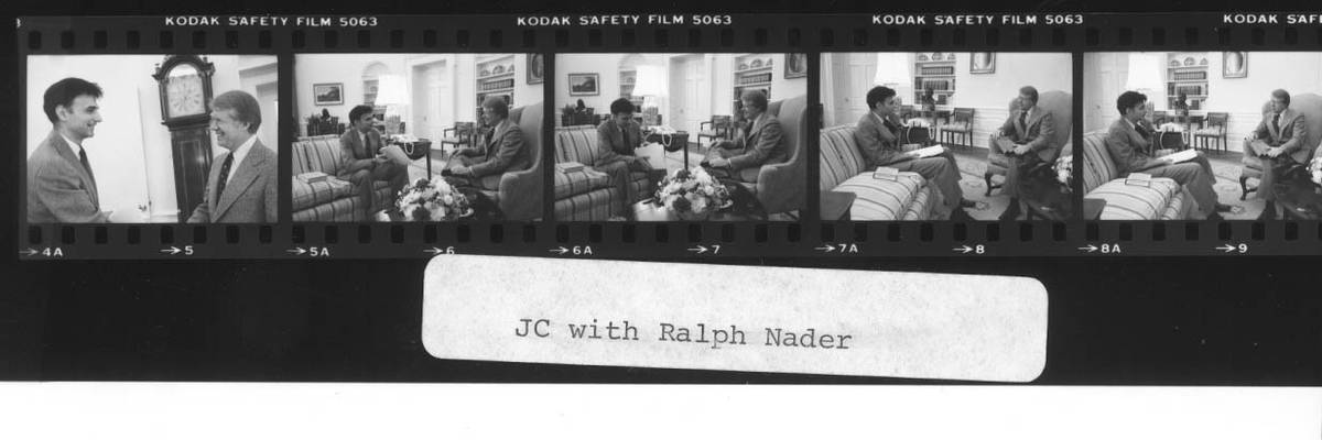 Jimmy Carter and Ralph Nader