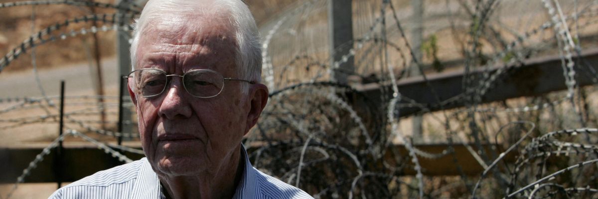 Jimmy Carter in Israel in 2009