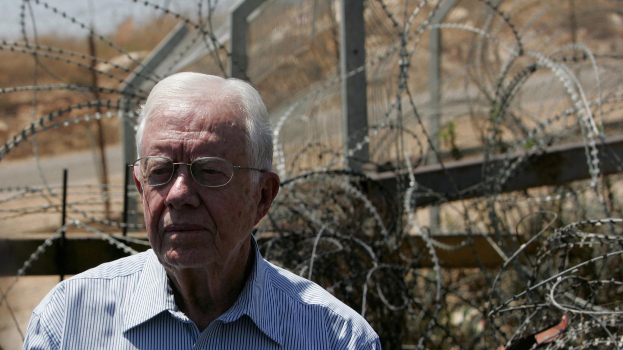 Jimmy Carter in Israel in 2009