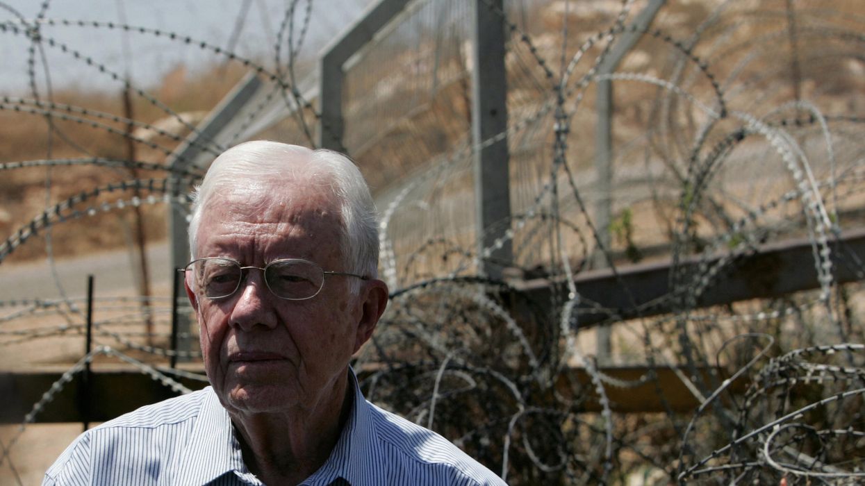 Jimmy Carter in the West Bank