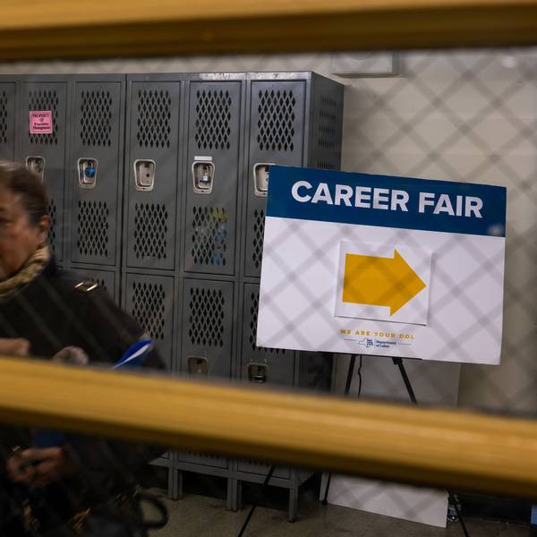 Job Seekers Look For Opportunities At Career Fair Held In New York City