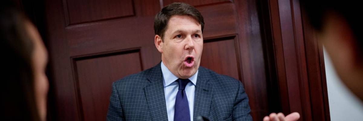 Jodey Arrington speaks to reporters.