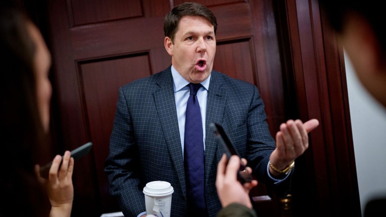 Jodey Arrington speaks to reporters.