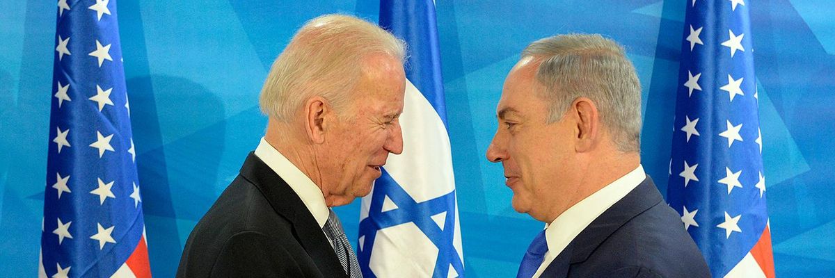 Joe Biden and Benjamin Netanyahu
