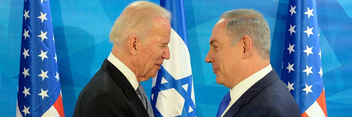 Joe Biden and Benjamin Netanyahu