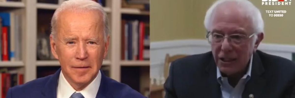 'We Must Come Together to Defeat Most Dangerous President in Modern History': Sanders Endorses Biden