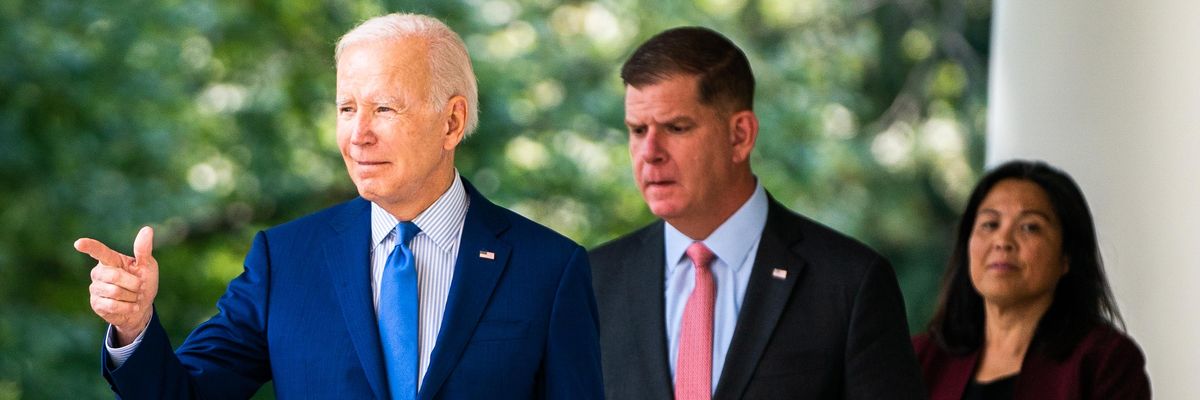 Joe Biden and Marty Walsh at the White House