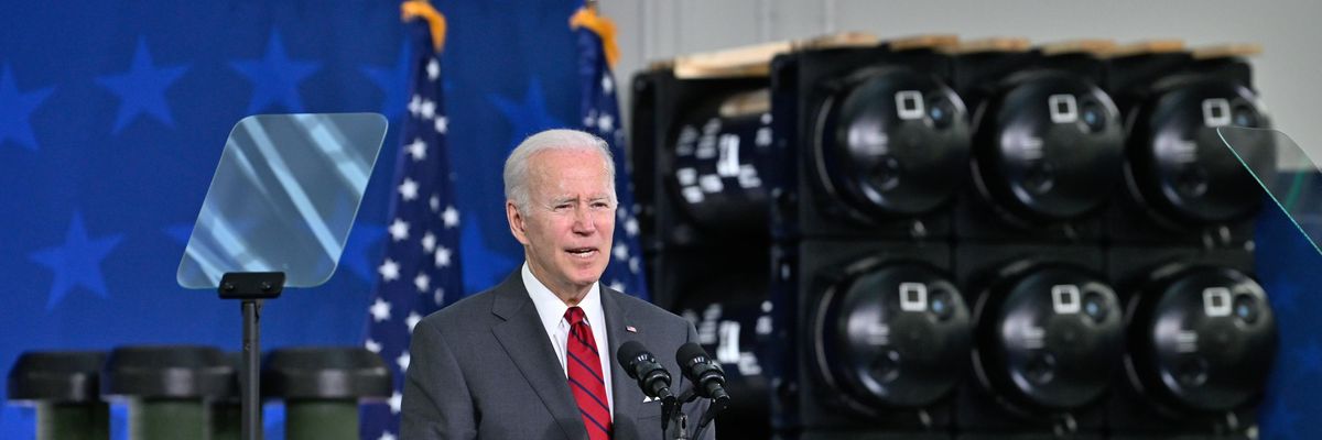 Joe Biden at Lockheed Martin plant