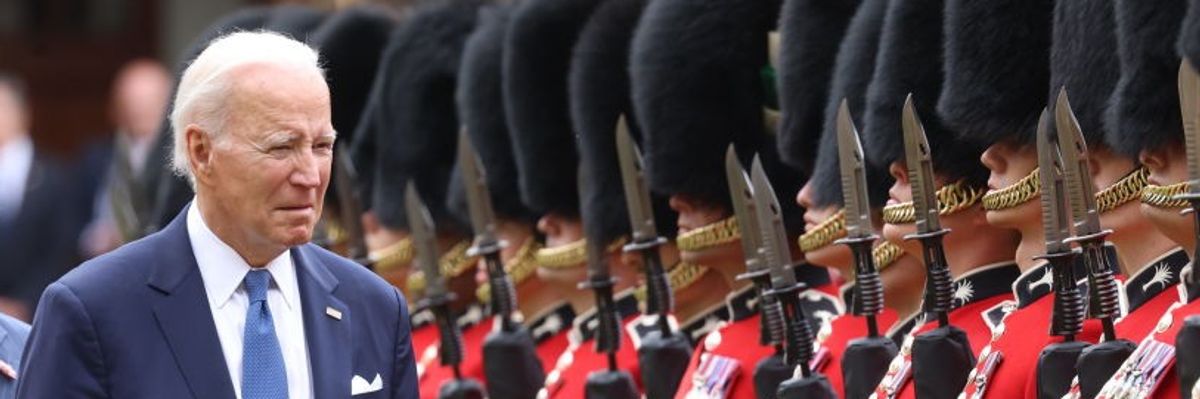 Joe Biden at Windsor Castle in England