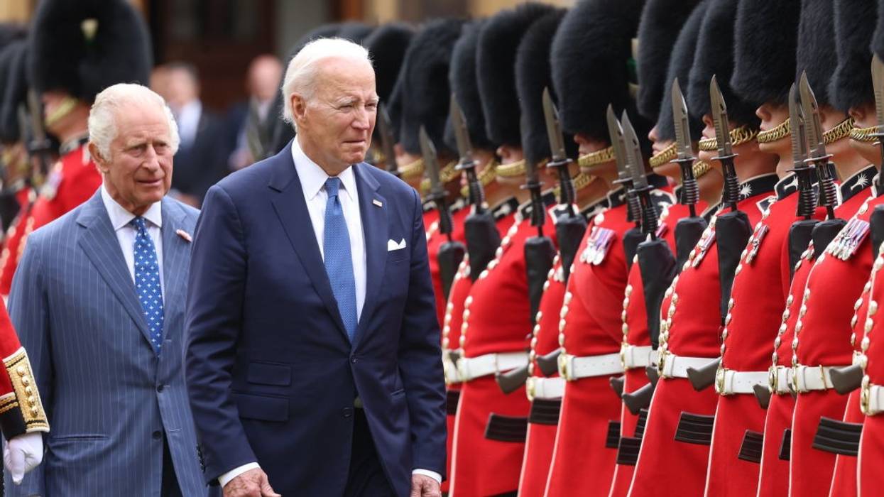 Joe Biden at Windsor Castle in England