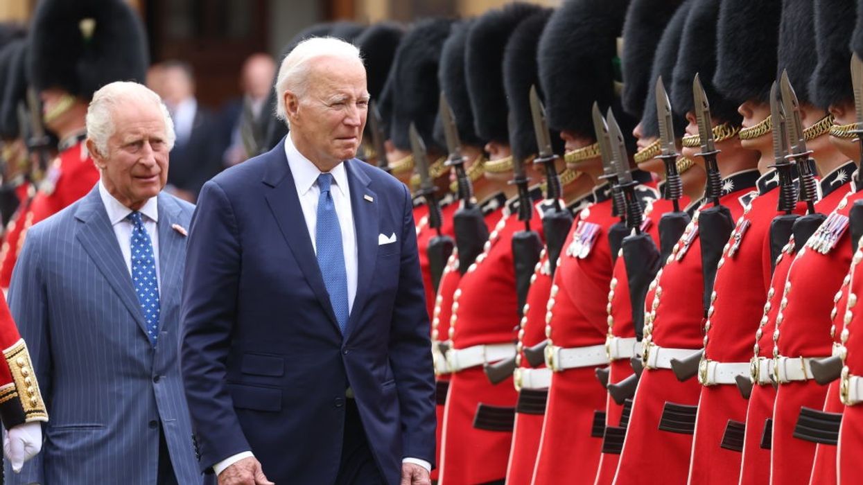 Joe Biden at Windsor Castle in England
