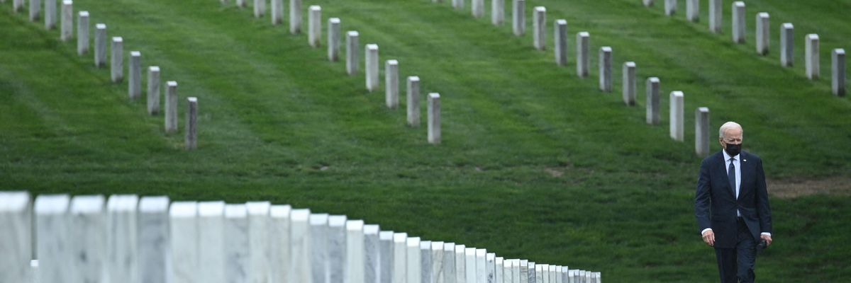 Joe Biden in Arlington National Cemetary