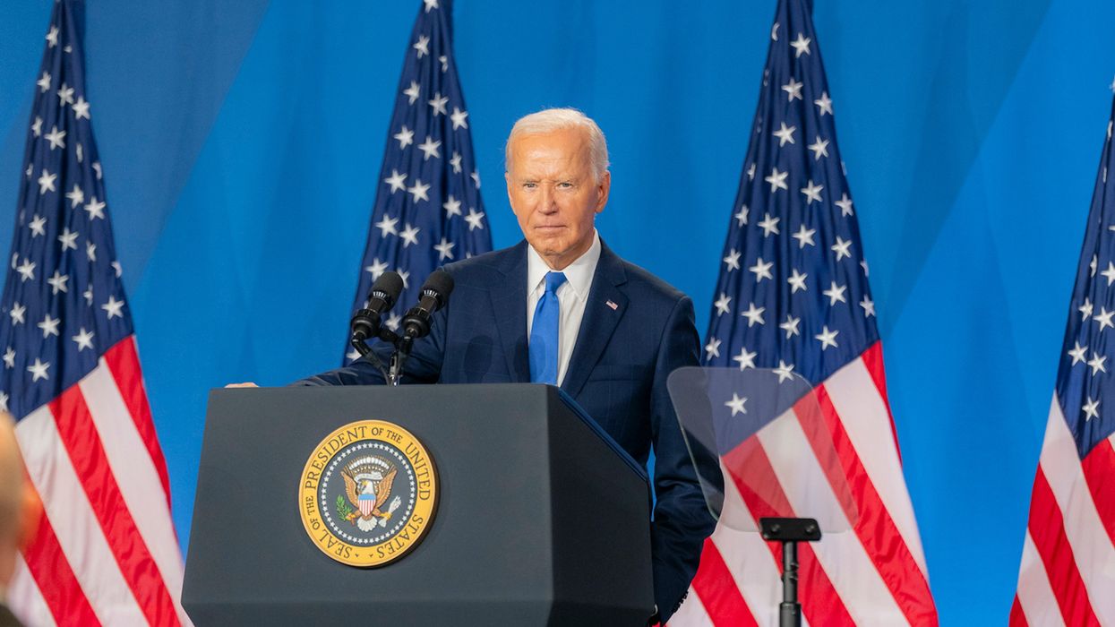 Joe Biden speaks at the NATO summit